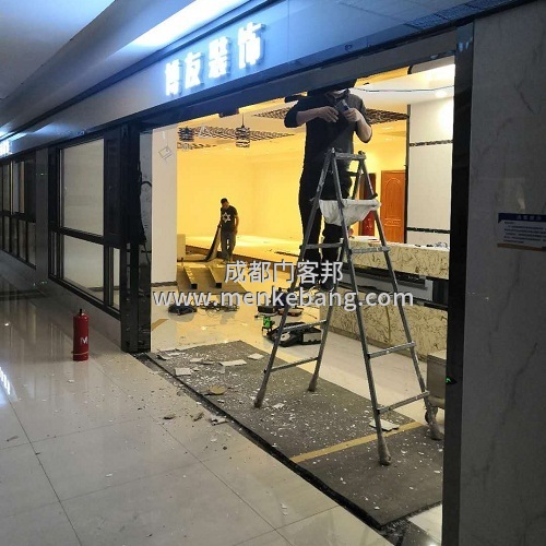 無框玻璃感應(yīng)門案例